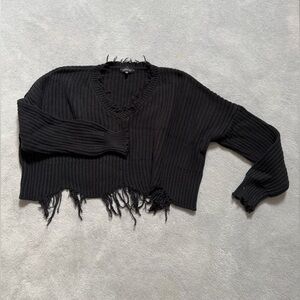 Malibu Skye destroyed sweater